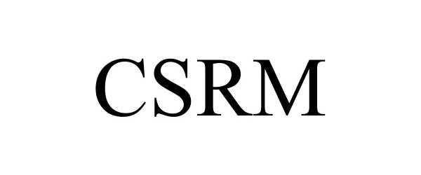 Trademark Logo CSRM