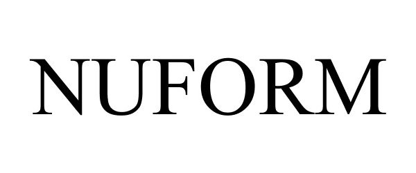 Trademark Logo NUFORM