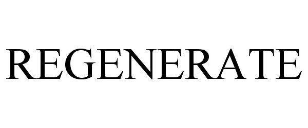 Trademark Logo REGENERATE