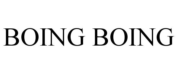 BOING BOING