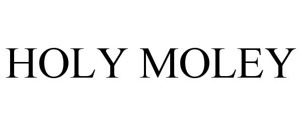 Trademark Logo HOLY MOLEY