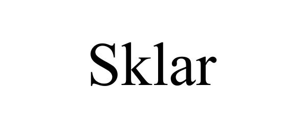 Trademark Logo SKLAR