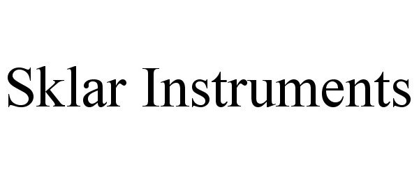 Trademark Logo SKLAR INSTRUMENTS