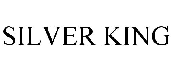 Trademark Logo SILVER KING