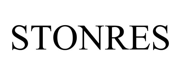 Trademark Logo STONRES