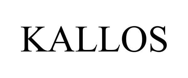 Trademark Logo KALLOS