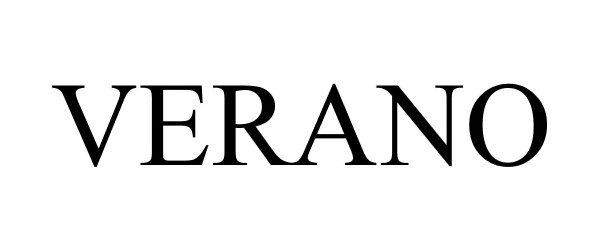 Trademark Logo VERANO