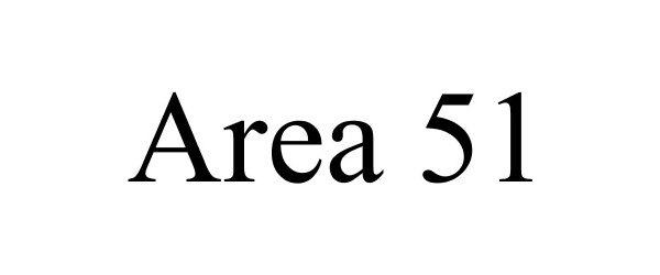 Trademark Logo AREA 51