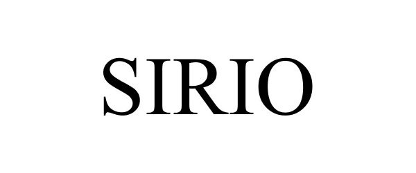 Trademark Logo SIRIO