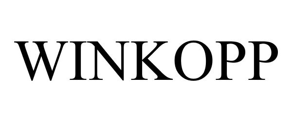 Trademark Logo WINKOPP