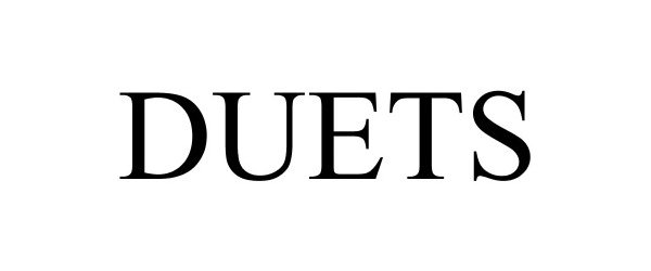 Trademark Logo DUETS