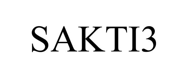 Trademark Logo SAKTI3