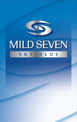 Trademark Logo MILD SEVEN SKY BLUE