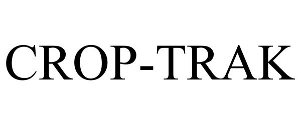 Trademark Logo CROP-TRAK