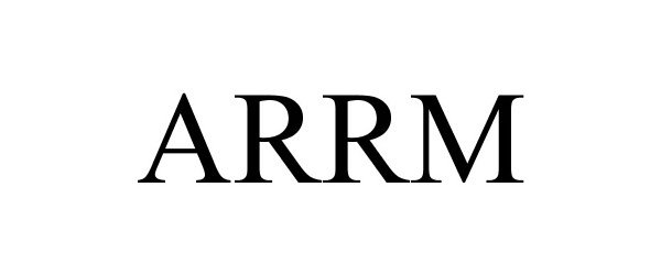Trademark Logo ARRM