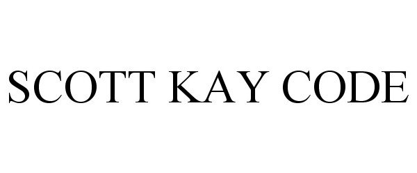  SCOTT KAY CODE