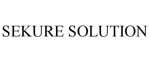  SEKURE SOLUTION