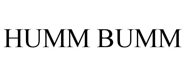Trademark Logo HUMM BUMM
