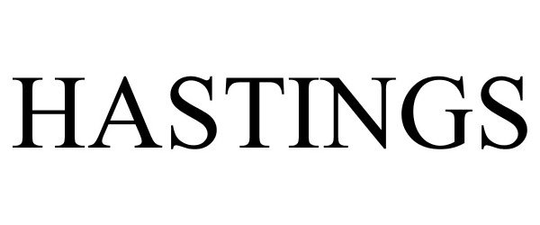 Trademark Logo HASTINGS