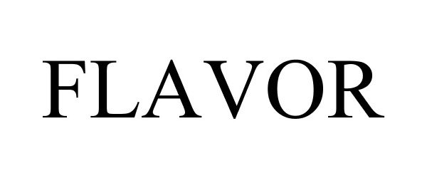 Trademark Logo FLAVOR