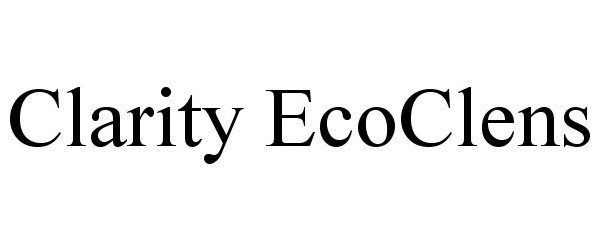  CLARITY ECOCLENS