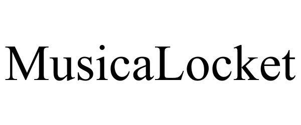 Trademark Logo MUSICALOCKET