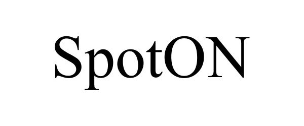 Trademark Logo SPOTON