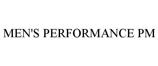 Trademark Logo MEN'S PERFORMANCE PM