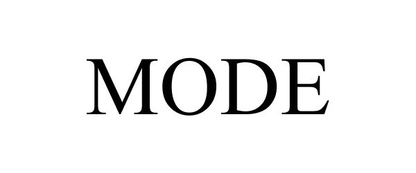 Trademark Logo MODE