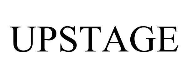 Trademark Logo UPSTAGE