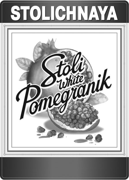 Trademark Logo STOLICHNAYA STOLI WHITE POMEGRANIK