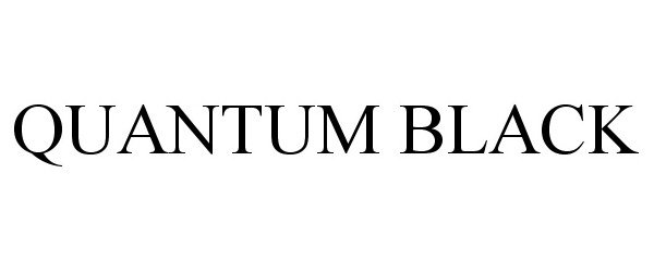Trademark Logo QUANTUM BLACK