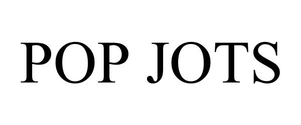 Trademark Logo POP JOTS