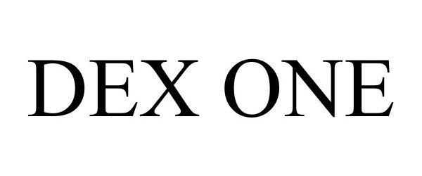 Trademark Logo DEX ONE