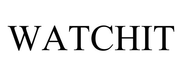 Trademark Logo WATCHIT