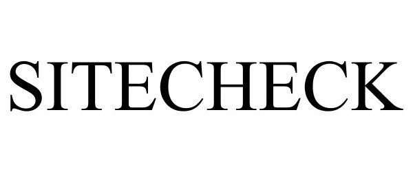 Trademark Logo SITECHECK