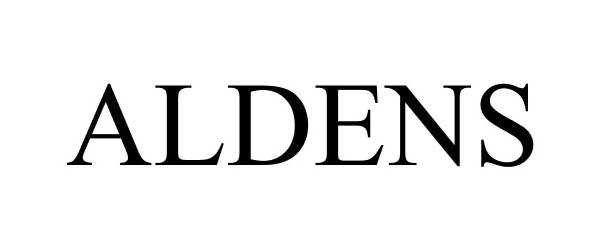 Trademark Logo ALDENS