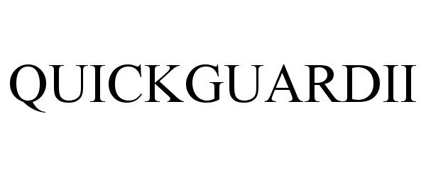 Trademark Logo QUICKGUARDII