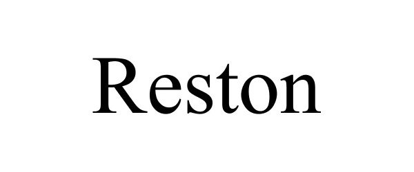 Trademark Logo RESTON