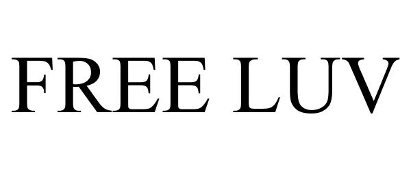 Trademark Logo FREE LUV