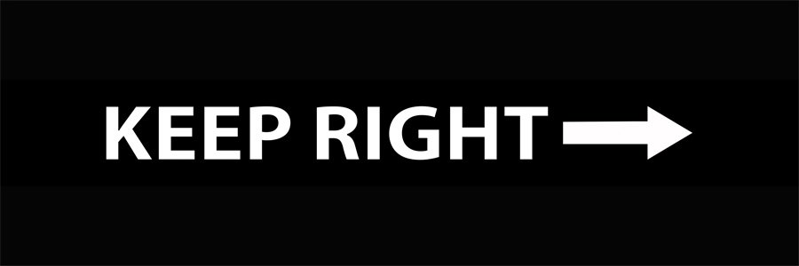 Trademark Logo KEEP RIGHT