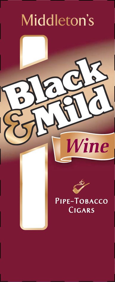 Trademark Logo BLACK &amp; MILD WINE MIDDLETON'S WINE PIPE-TOBACCO CIGARS