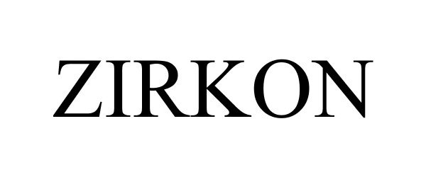 Trademark Logo ZIRKON