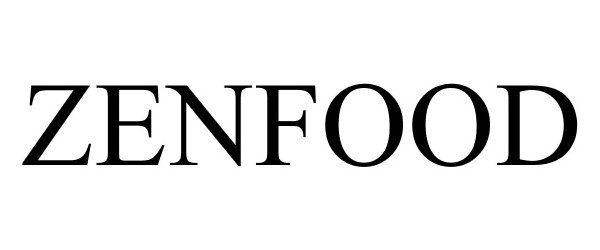 Trademark Logo ZENFOOD