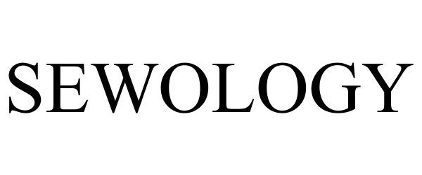 Trademark Logo SEWOLOGY