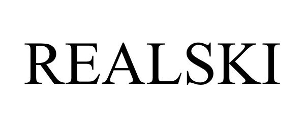 Trademark Logo REALSKI