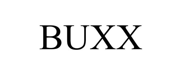 Trademark Logo BUXX
