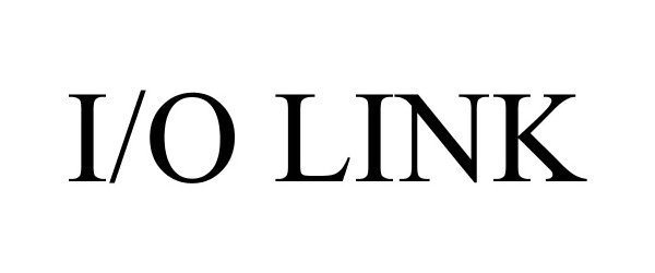 Trademark Logo I/O LINK