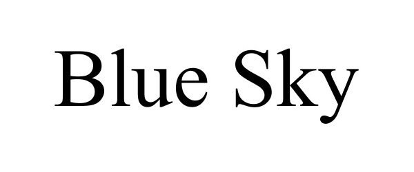 Trademark Logo BLUE SKY