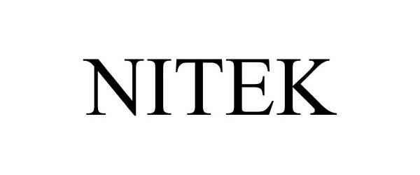 Trademark Logo NITEK